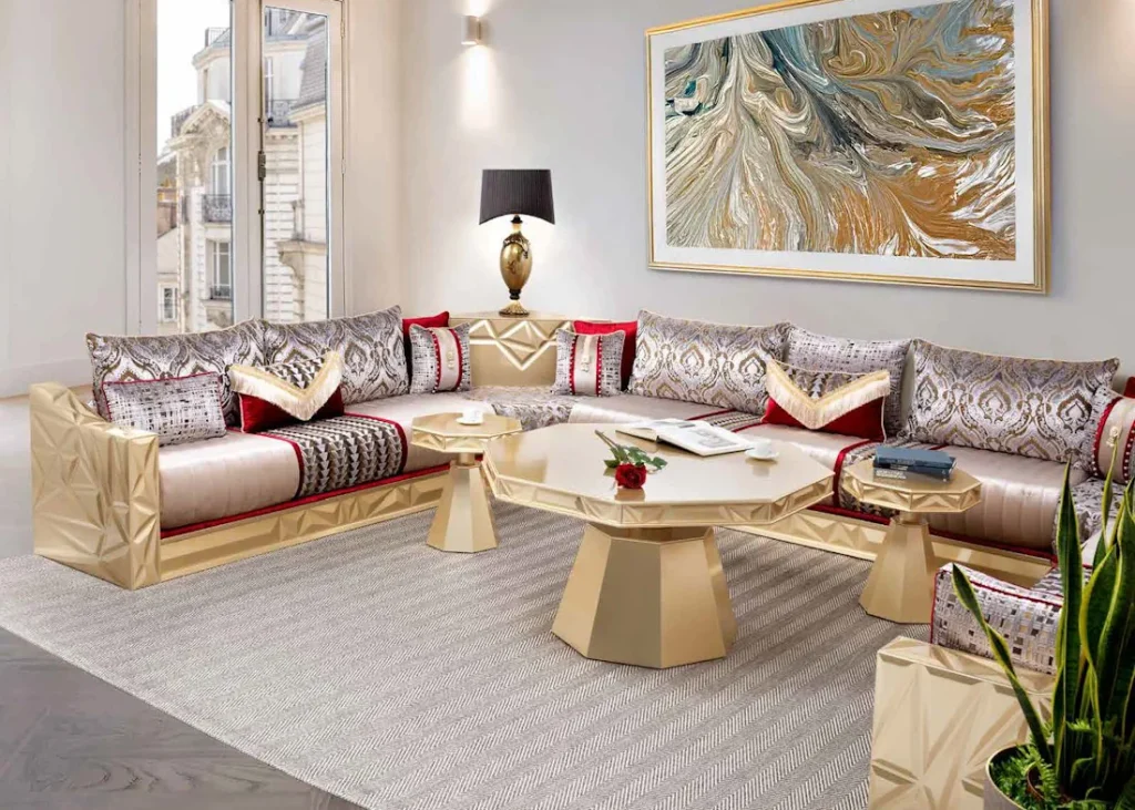 Salon marocain or pyramide, livraison incluse dans les Alpes-Maritimes